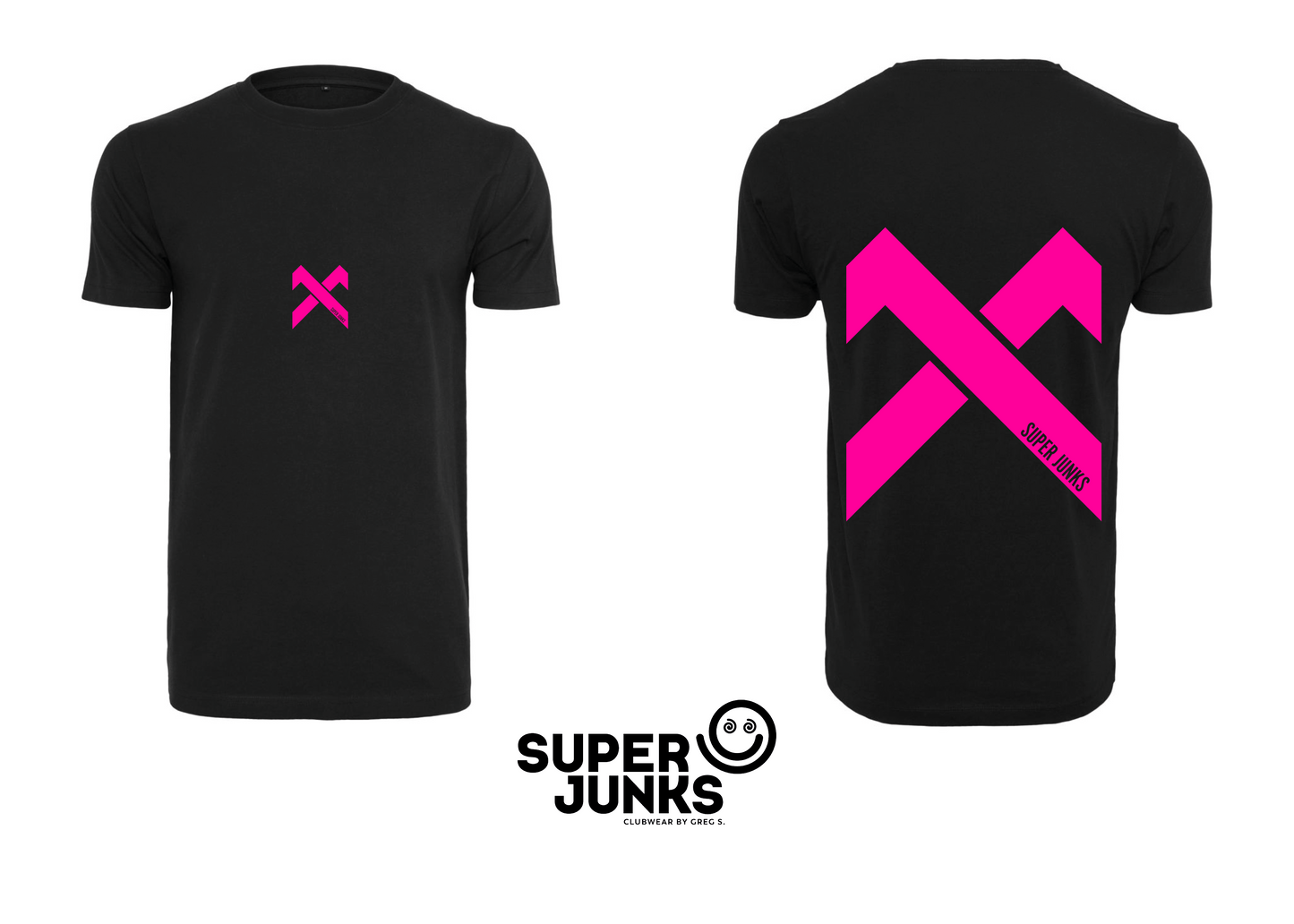 HOOKED X PINK FLUO T-SHIRT