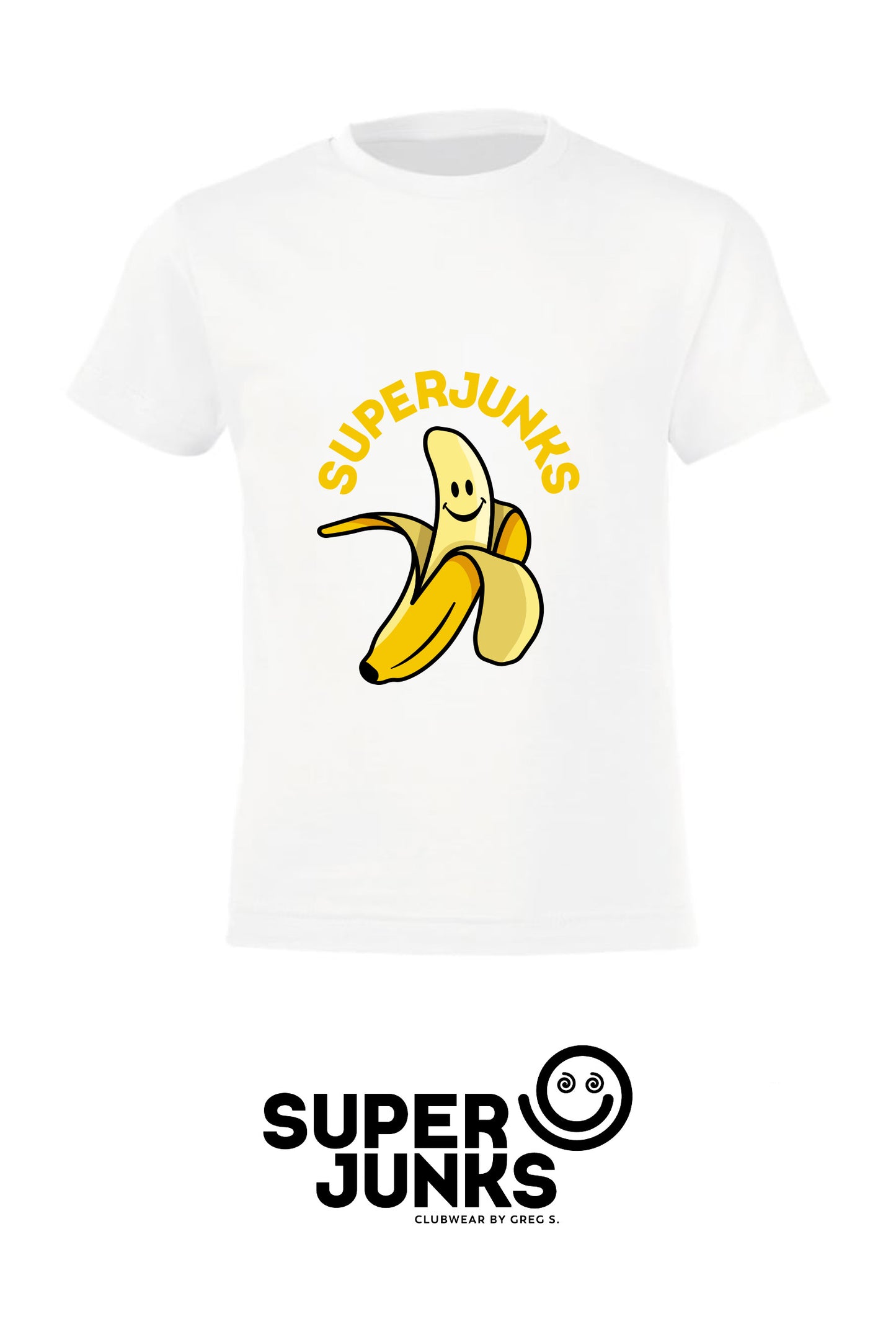SUPER BANANA KIDS T-SHIRT WHITE