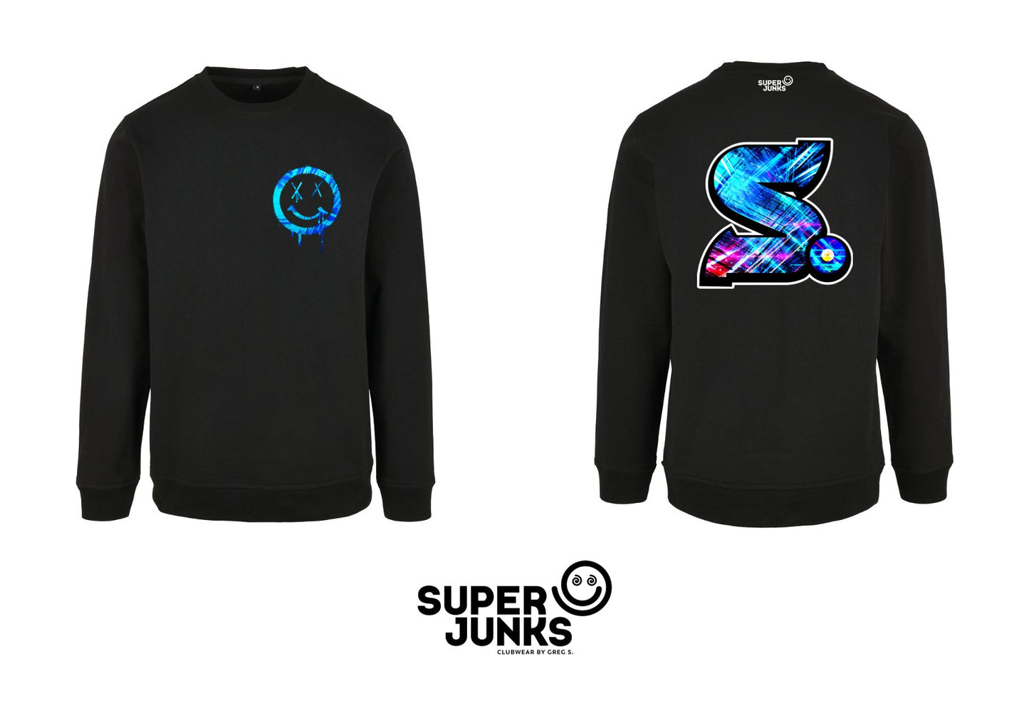 S-IMPRINT BLUE SWEATER