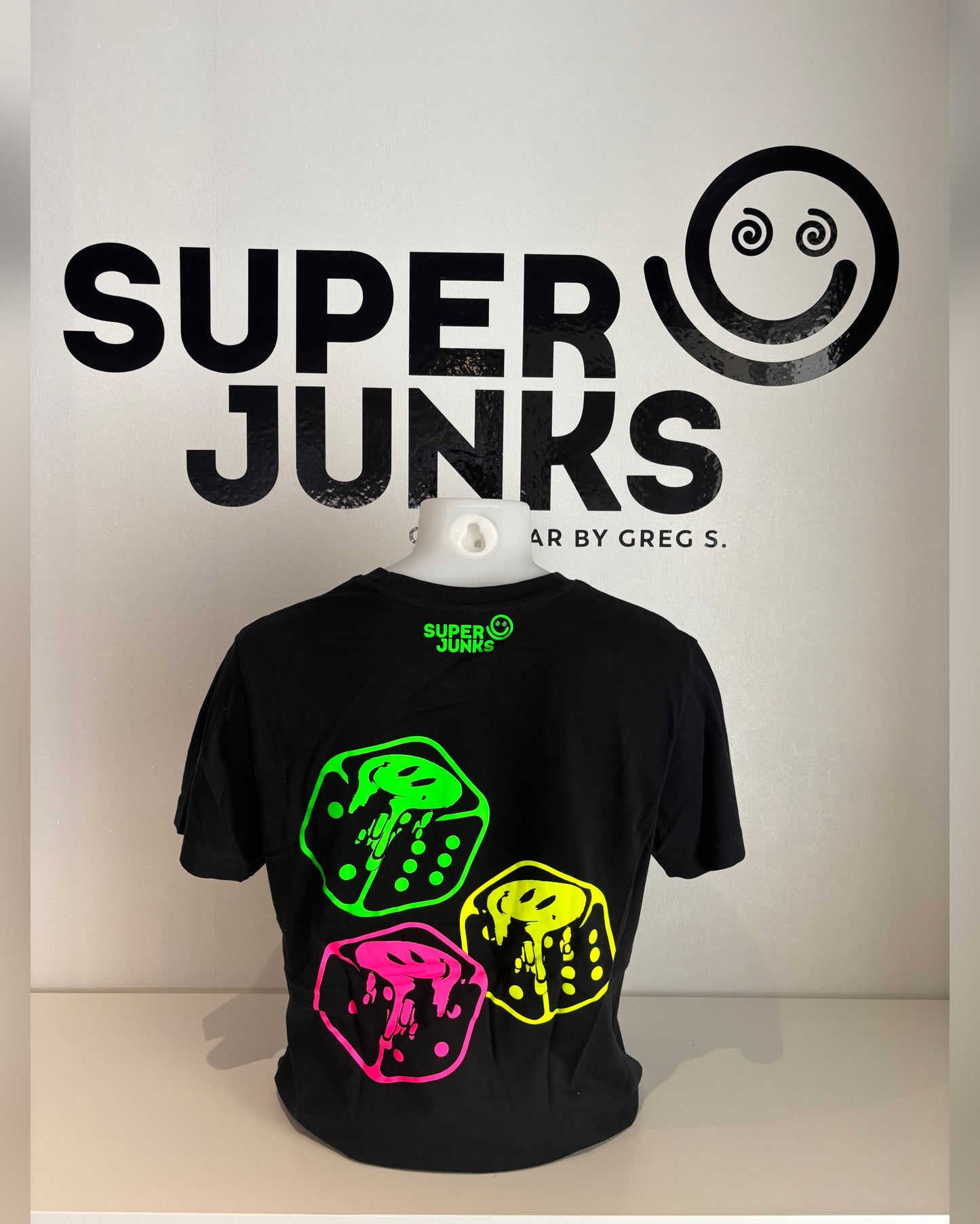 SMILEY DICE FLUO T-SHIRT