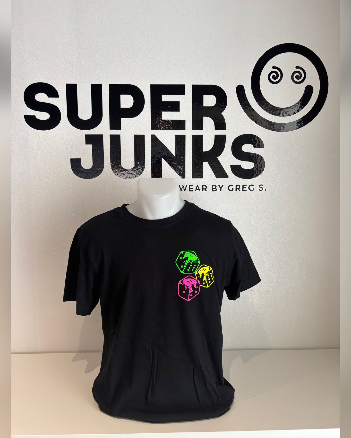 SMILEY DICE FLUO T-SHIRT