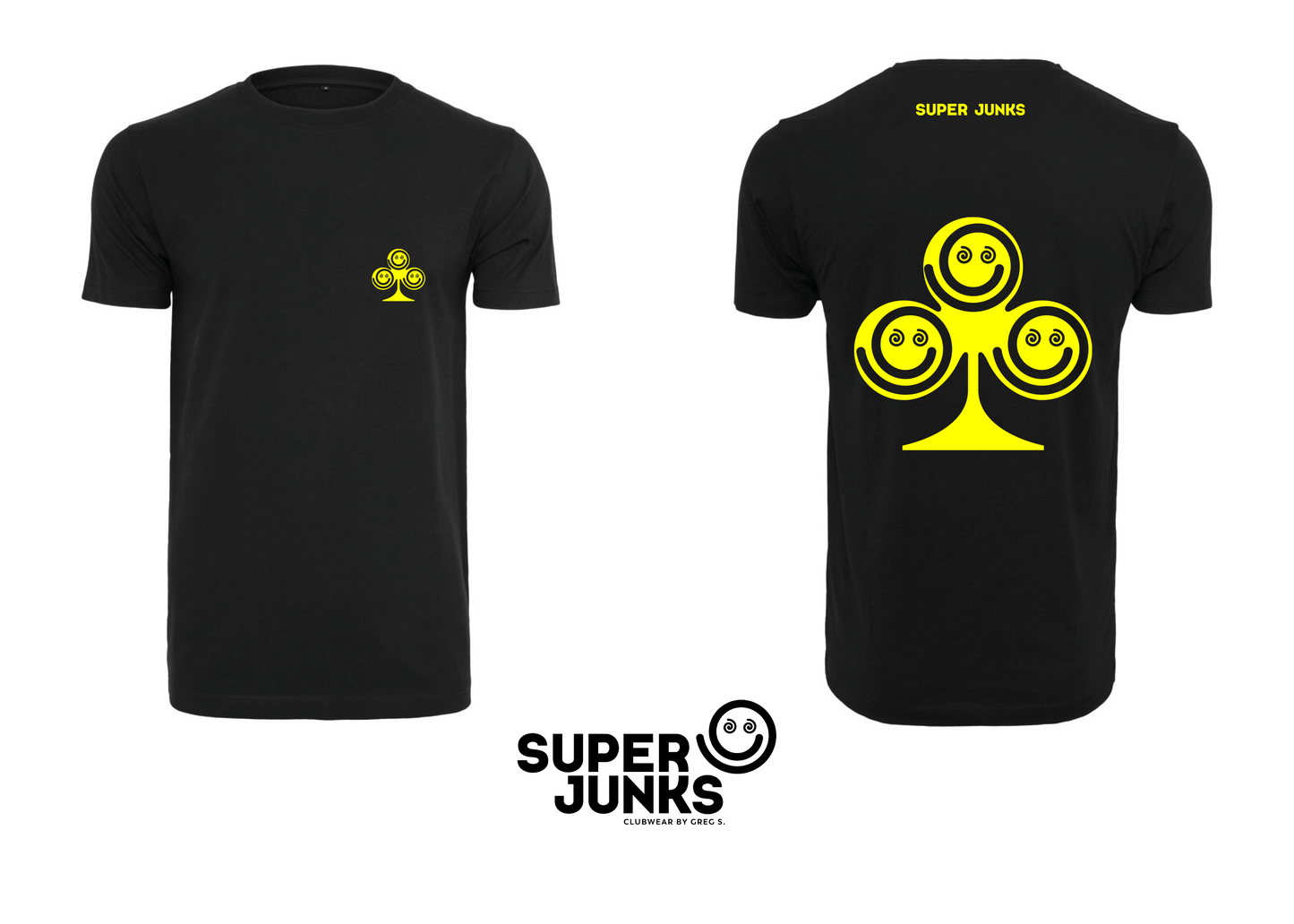 CLOVER YELLOW FLUO T-SHIRT