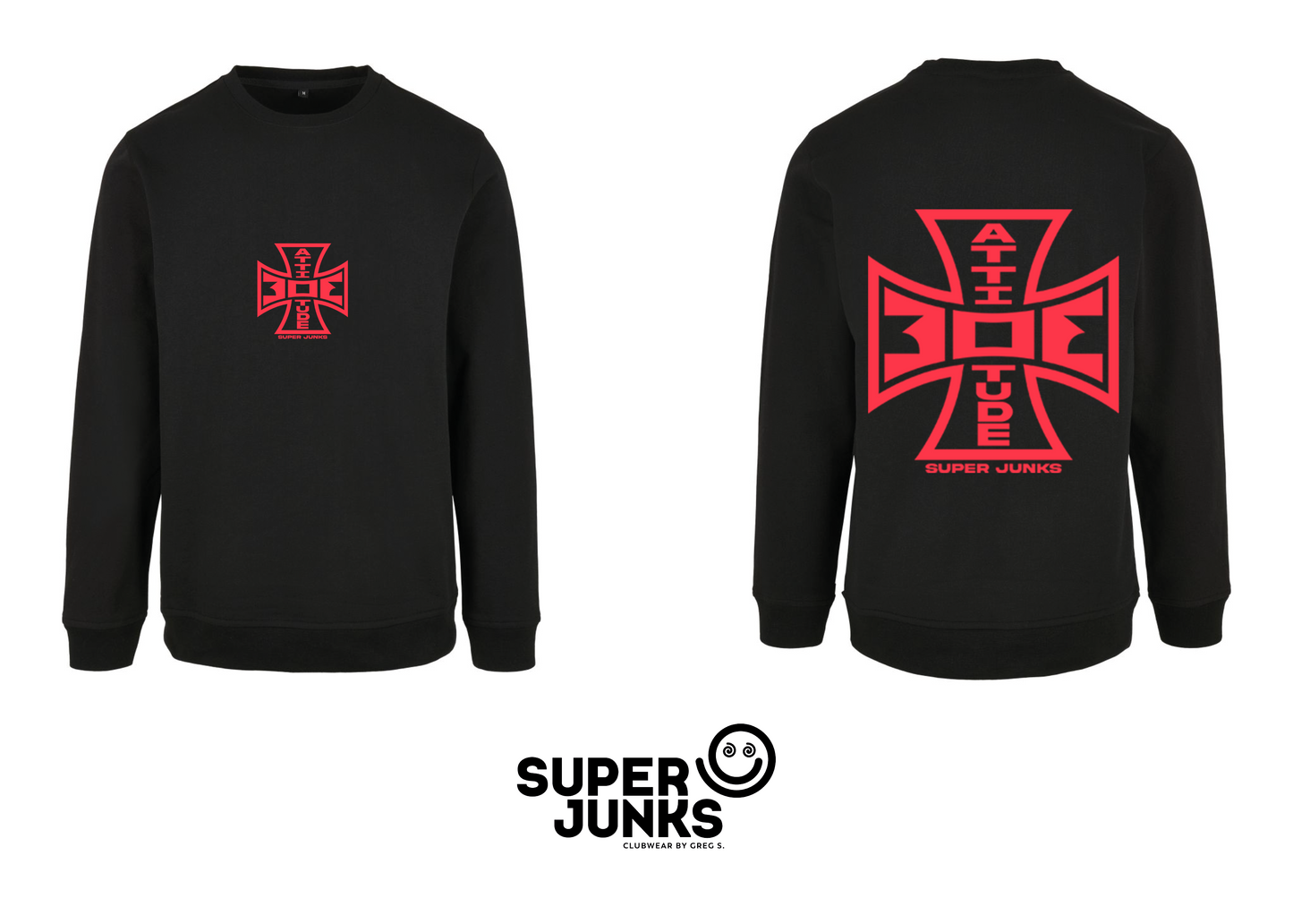 303 NEON RED SWEATER