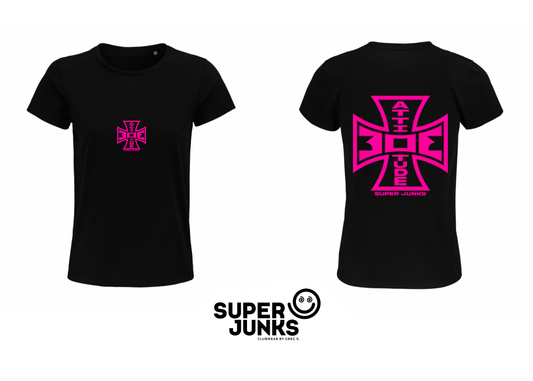 303 PINK FLUO WOMAN T-SHIRT