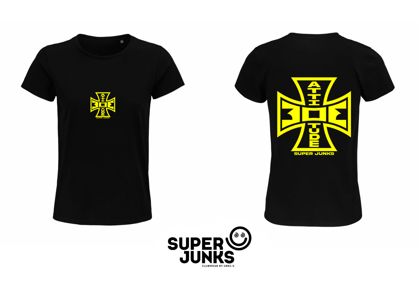 303 YELLOW FLUO WOMAN T-SHIRT