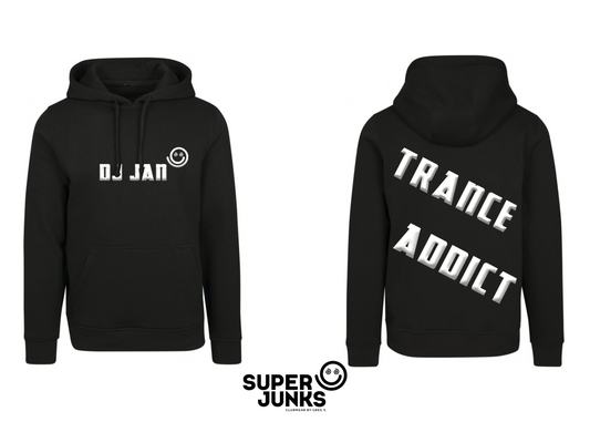DJ JAN TRANCE ADDICT BLACK HOODIE