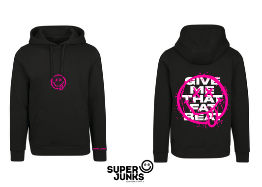 GIVE ME THAT FAT BEAT PINK FLUO HOODIE