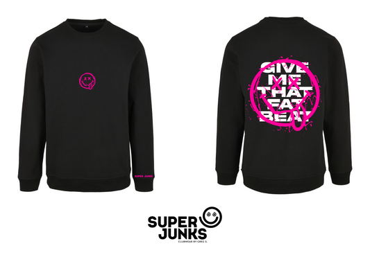 GIVE ME THAT FAT BEAT PINK FLUO SWEATER