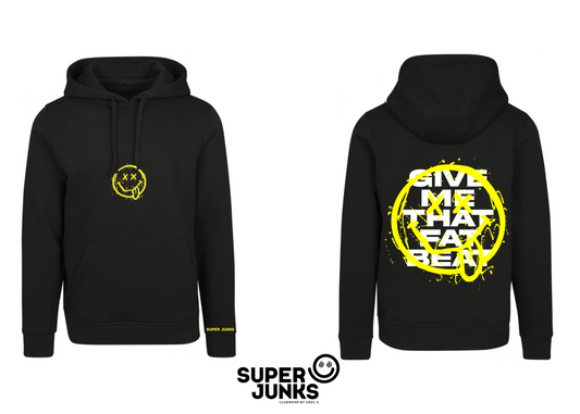 GIVE ME THAT FAT BEAT YELLOW FLUO HOODIE