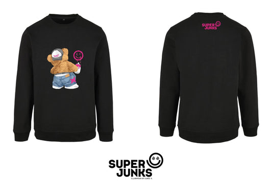 X-SMILEY GIRLY BEAR SWEATER