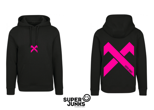 HOOKED X PINK FLUO HOODIE