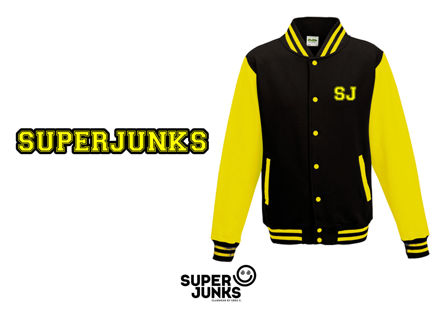 SUPER JUNKS HIGH SCHOOL JACKET YELLOW/BLACK