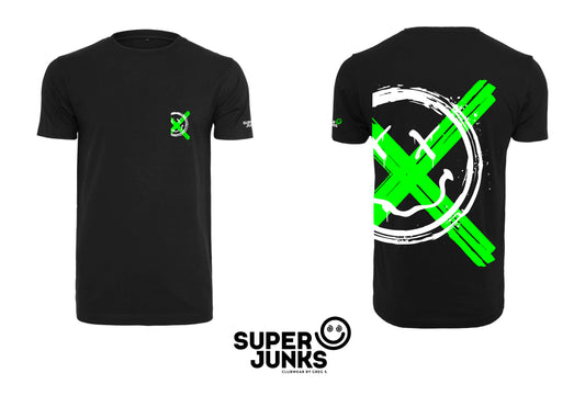 X-CROSS SMILEY GREEN FLUO T-SHIRT