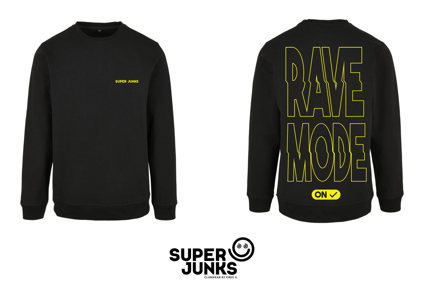 RAVE MODE YELLOW FLUO SWEATER