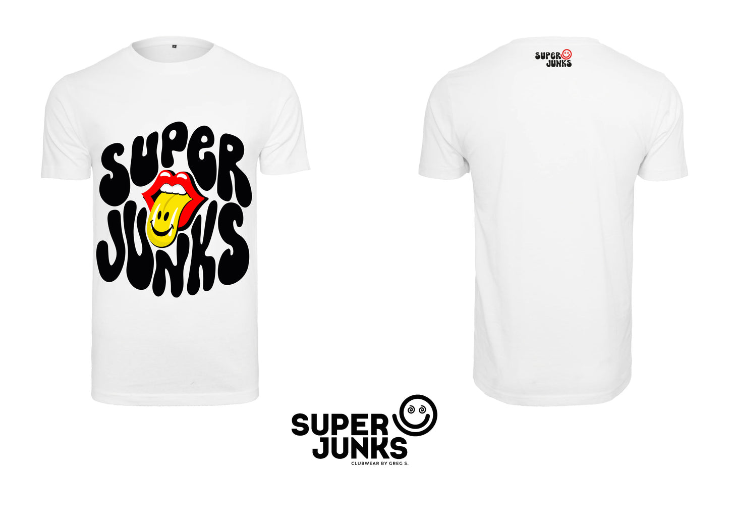 ROLLING JUNKS WHITE T-SHIRT