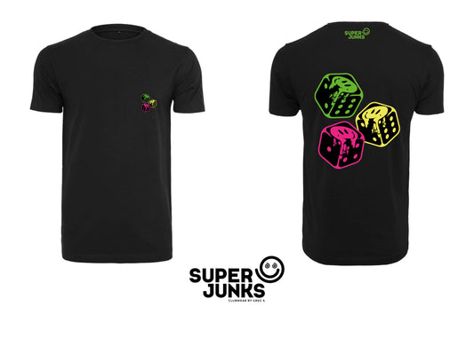 SMILEY DICE FLUO T-SHIRT