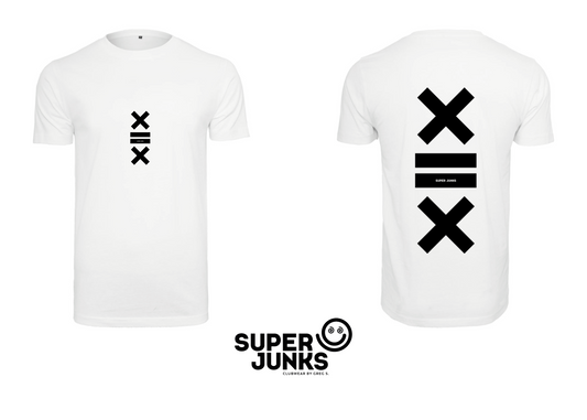 X = X BLACK ON WHITE T-SHIRT