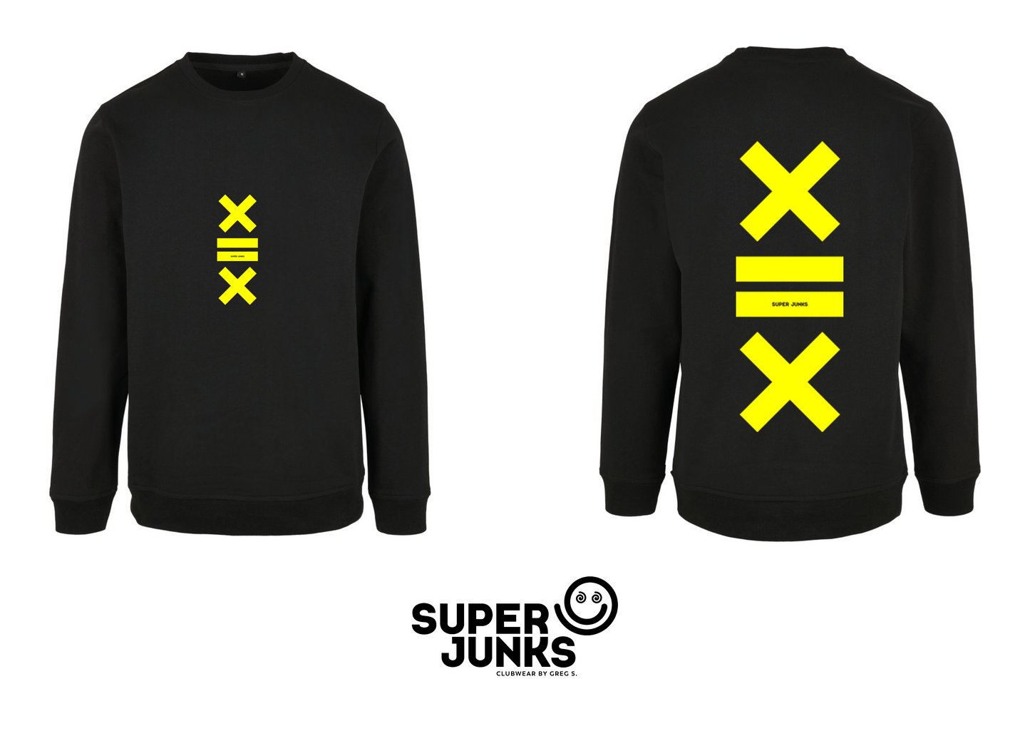 X = X YELLOW FLUO SWEATER