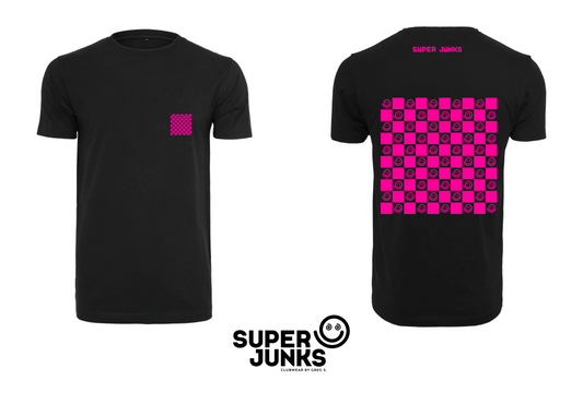 SMILEY BOARD PINK FLUO T-SHIRT