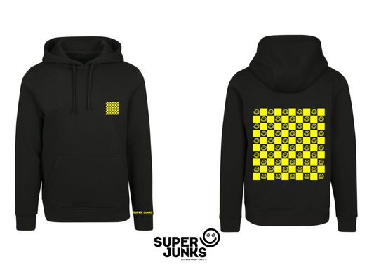 SMILEY BOARD YELLOW FLUO HOODIE