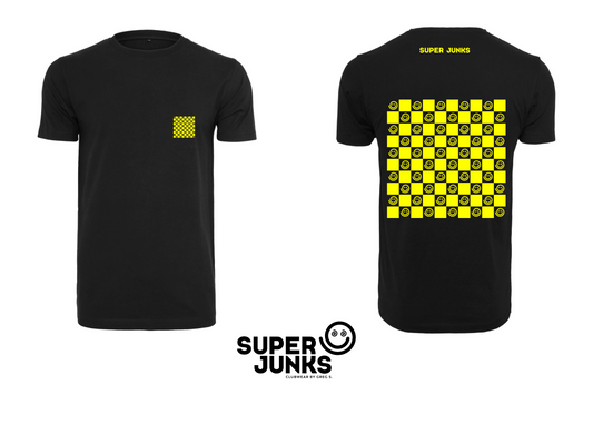 SMILEY BOARD YELLOW FLUO T-SHIRT