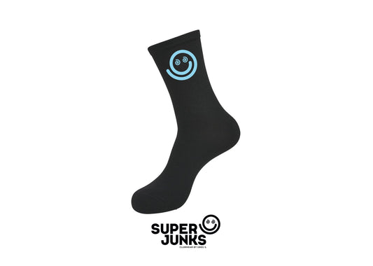 SUPER SMILEY SOCKS BLUE