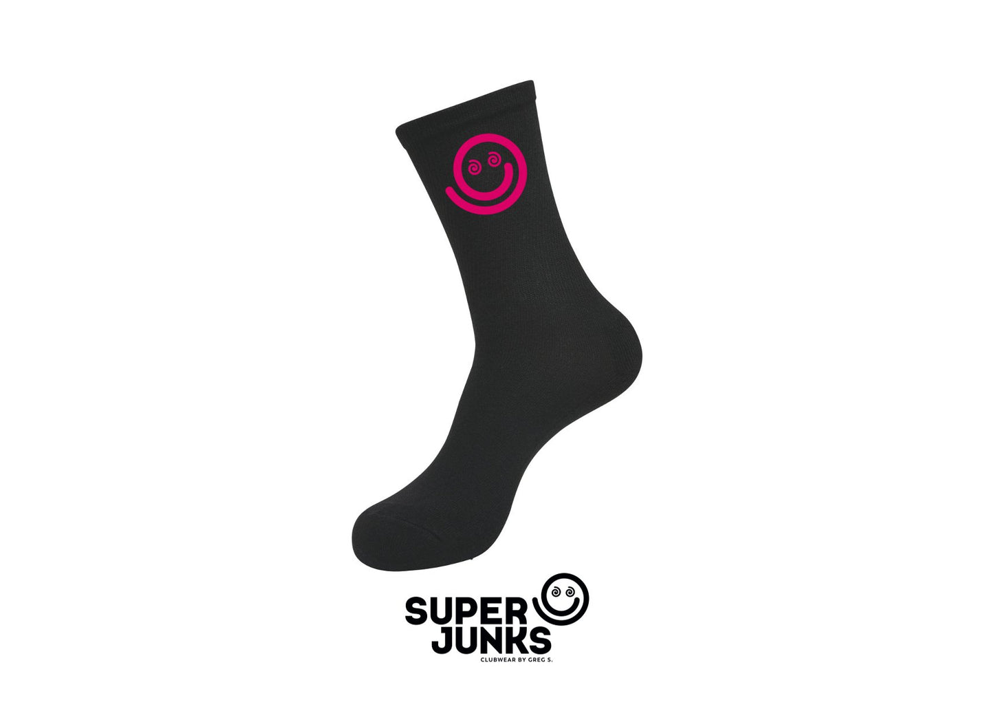 SUPER SMILEY SOCKS PINK