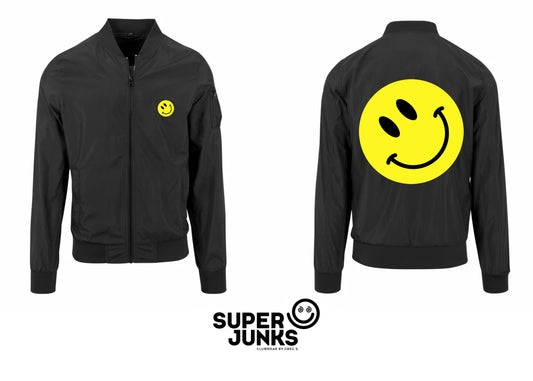 SUMMER BOMBER YELLOW SMILEY JACKET