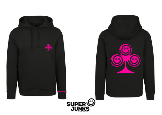 CLOVER PINK FLUO HOODIE