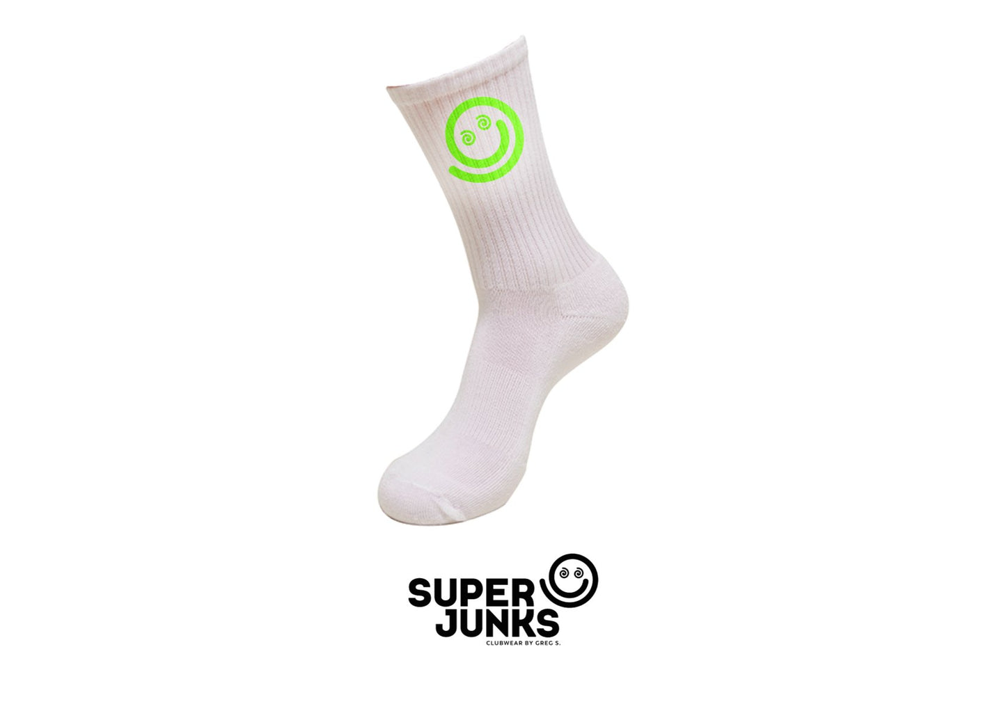 SUPER SMILEY SOCKS GREEN