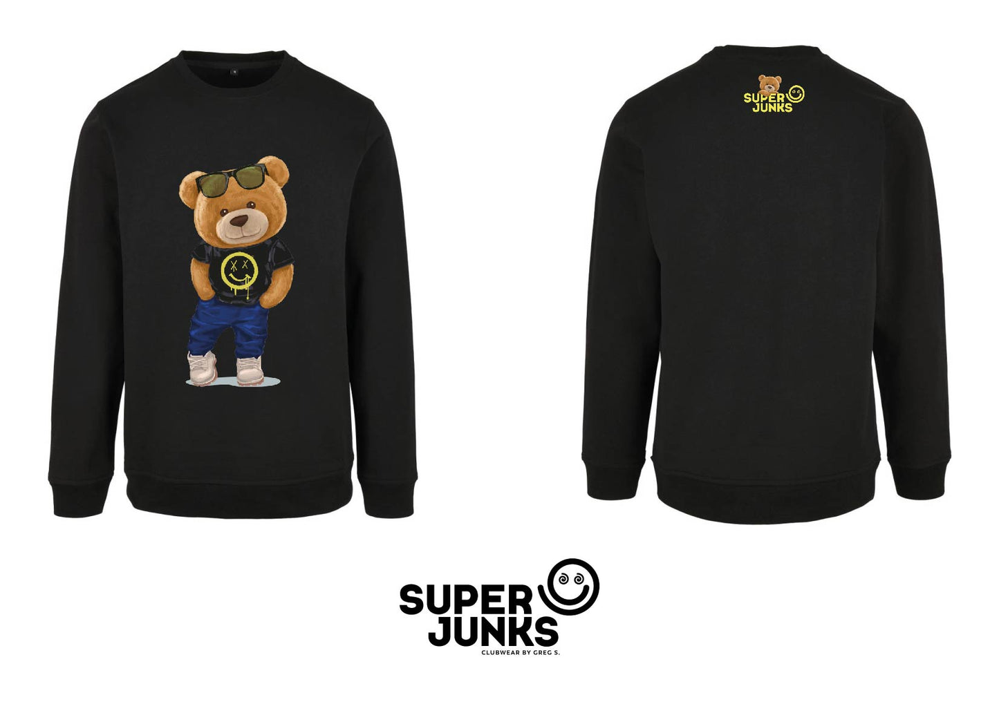 X-SMILEY BEAR SWEATER